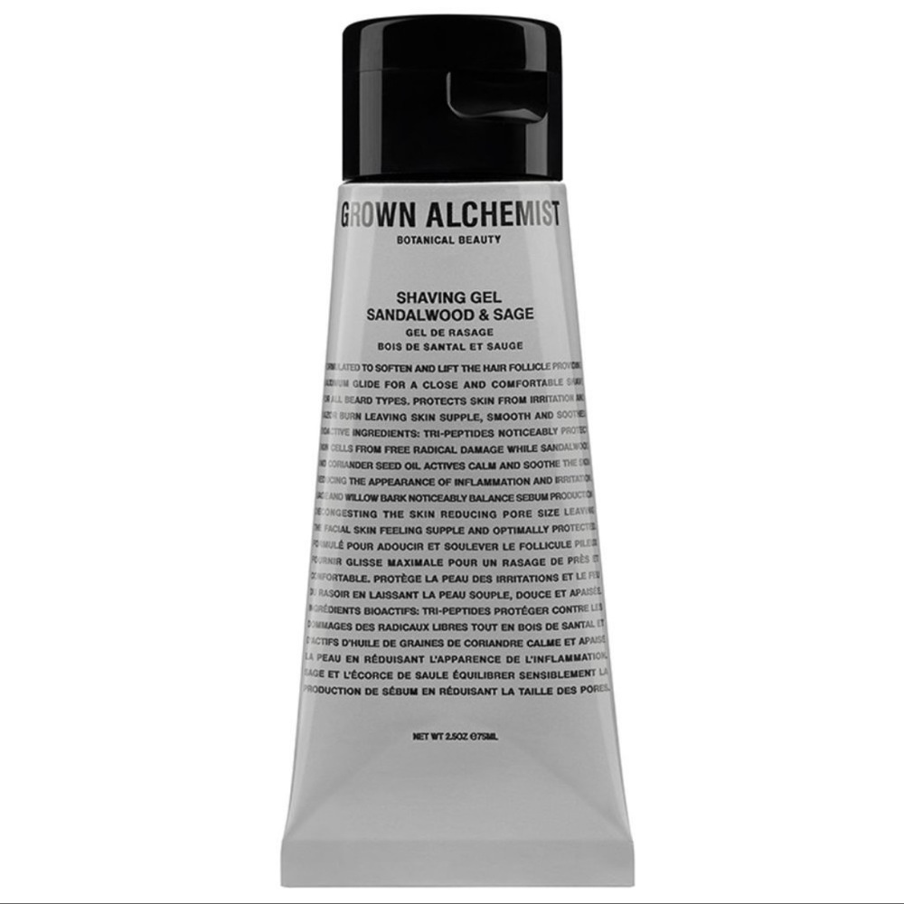 GROWN ALCHEMIST Shaving Gel: Sandalwood & Sage